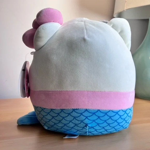 10” Hello Kitty Mermaid Seashell Squishmallows Kellytoy Sanrio NWT 2022 - Picture 2 of 13